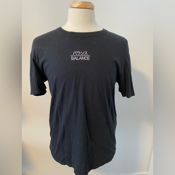 Neon Riot - Japanese Kanji Balance Graphic Tee - Picture 2 of 4